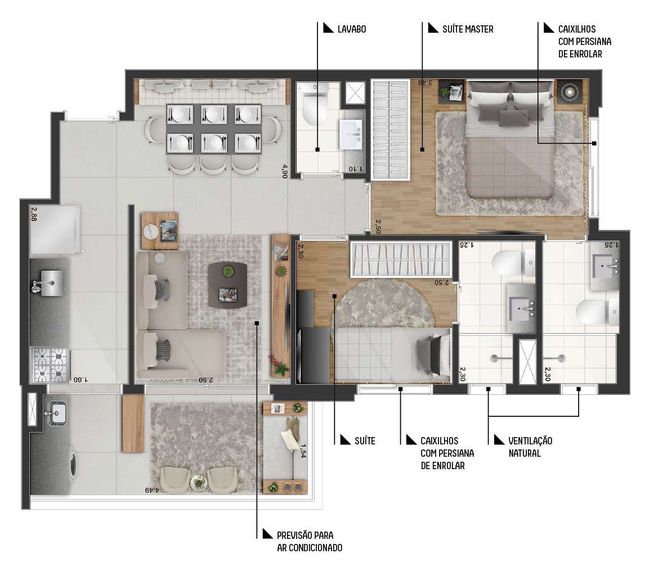 Imagem Apartamento com 2 Quartos à Venda, 52 m² em Moema - São Paulo