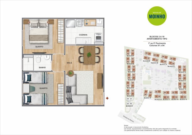 Imagem Apartamento com 2 Quartos à Venda, 44 m²em Campo Grande - Rio de Janeiro