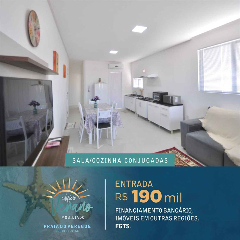 Imagem Apartamento com 3 Quartos à Venda, 120 m²em Perequê - Porto Belo