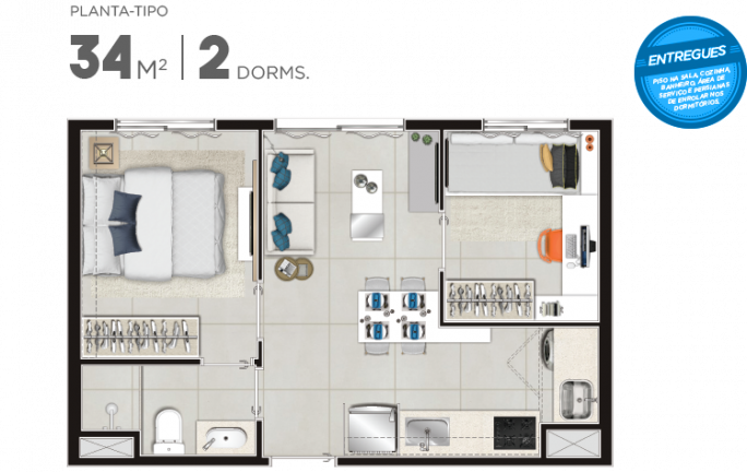 Imagem Apartamento com 2 Quartos à Venda, 34 m² em Parada Inglesa - São Paulo