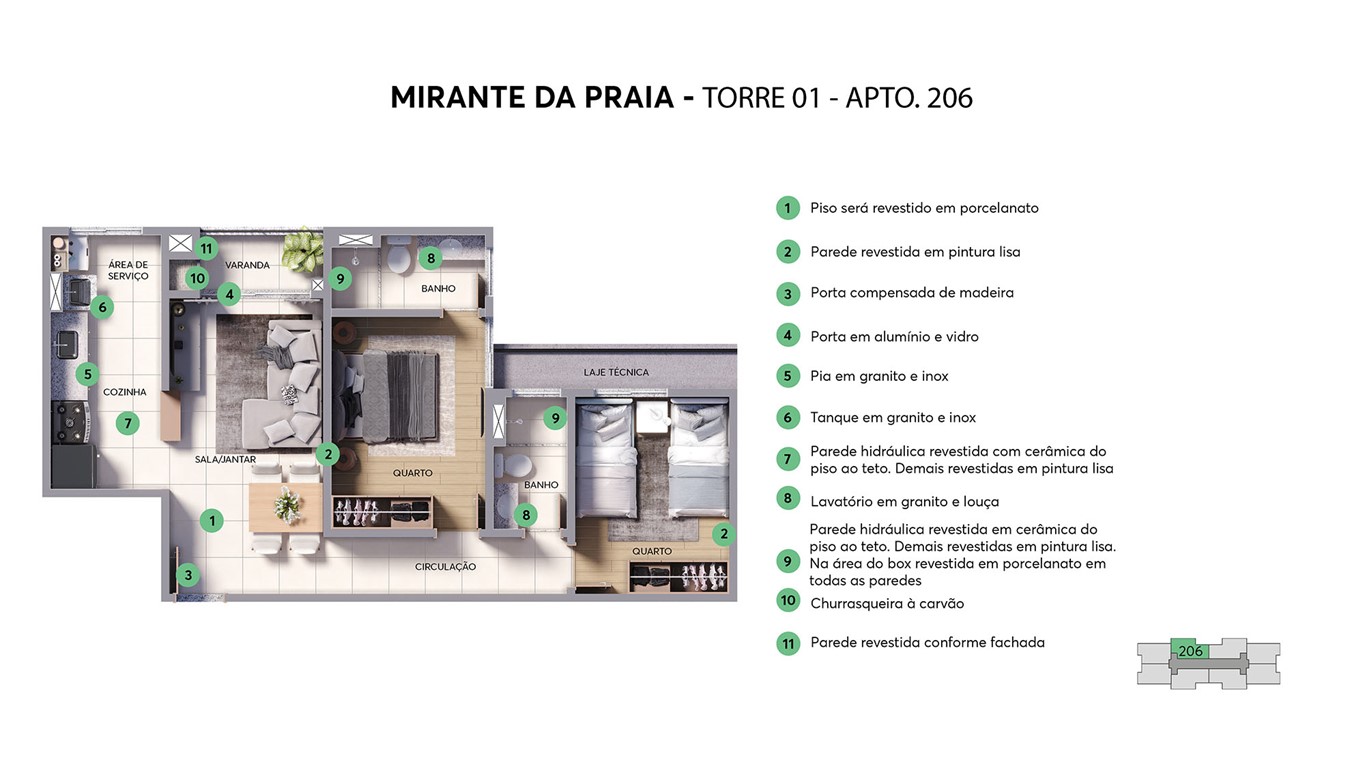 Foto do imóvel: Apartamento com 2 Quartos à Venda, 55 m² em Cruz das Almas - Maceió