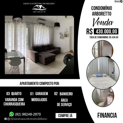 Imagem Apartamento com 2 Quartos à Venda,  em Coroado - Manaus