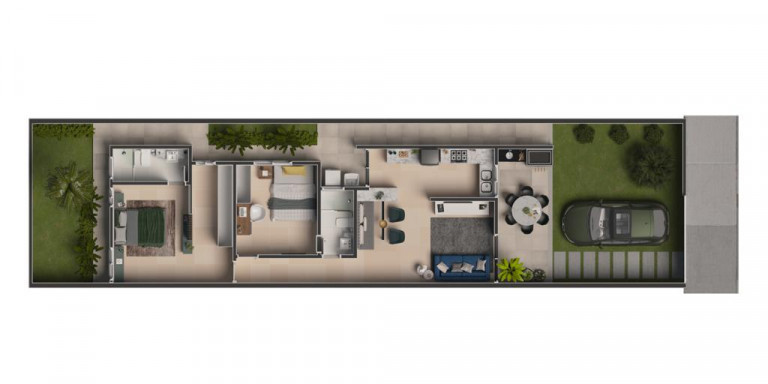 Imagem Casa de Condomínio com 3 Quartos à Venda, 83 m² em Jardim Canaã - Aquiraz