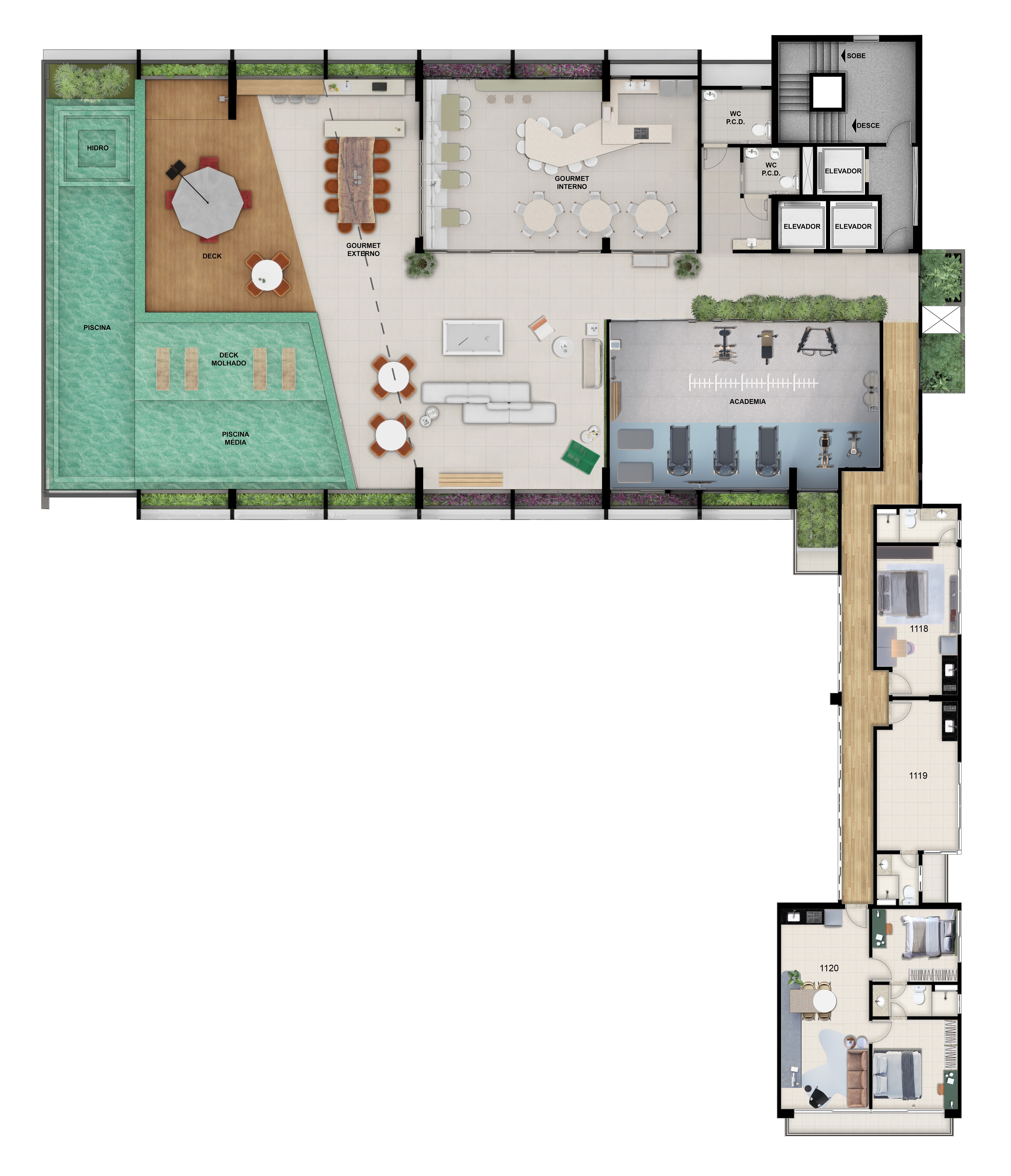 Foto do imóvel: Apartamento com 2 Quartos à Venda, 62 m² em Jatiúca - Maceió