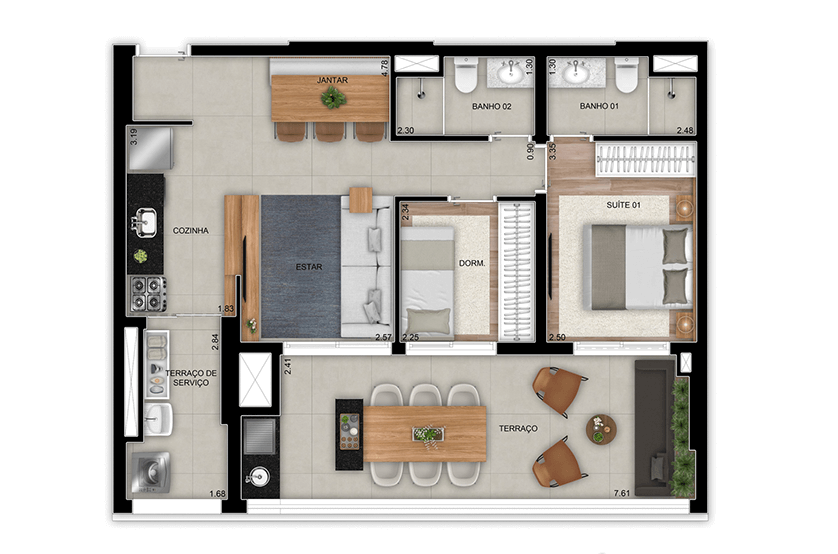 Imagem Apartamento com 2 Quartos à Venda ou Temporada, 73 m²em Jardim Independência - São Paulo