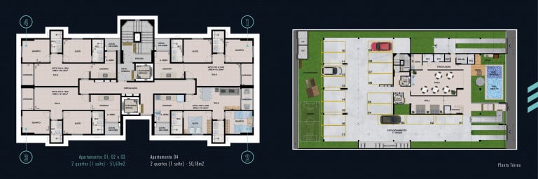 Apartamento com 2 Quartos à Venda, 51 m² em Iputinga - Recife