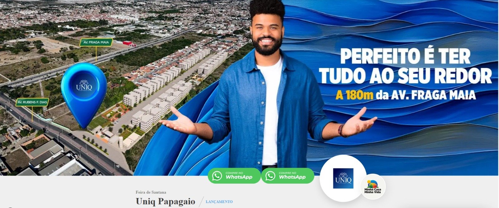 Foto do imóvel: Apartamento com 2 Quartos à Venda, 41 m² em Papagaio - Feira de Santana