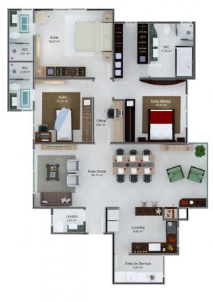 Imagem Apartamento com 2 Quartos à Venda, 95 m² em Sete De Setembro - Gaspar