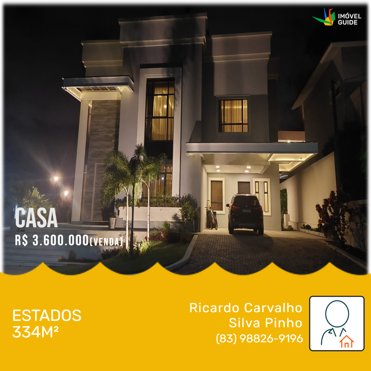 Imagem Casa com 4 Quartos à Venda, 334 m²em Altiplano Cabo Branco - João Pessoa