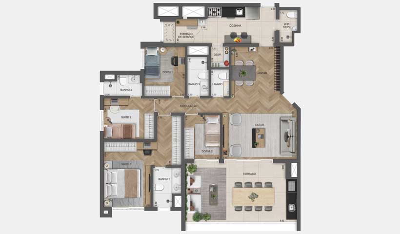 Imagem Apartamento com 3 Quartos à Venda, 105 m²em Chácara Califórnia - São Paulo