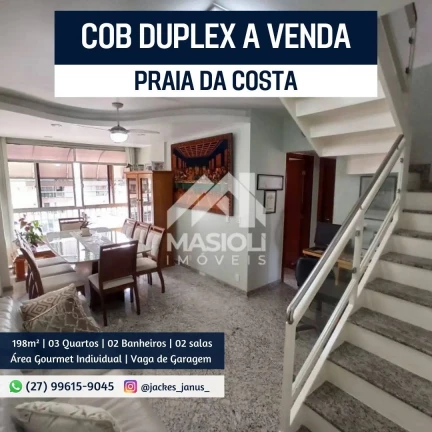 Imagem Cobertura com 3 Quartos à Venda, 198 m² em Praia da Costa - Vila Velha