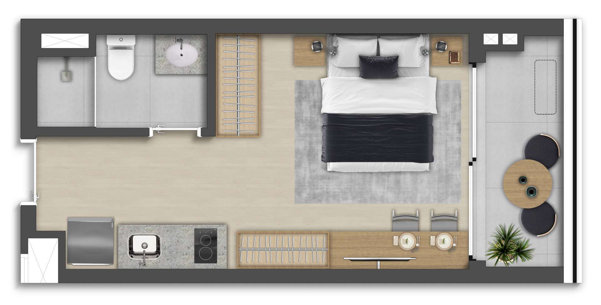 Foto do imóvel: Apartamento com 1 Quarto à Venda, 22 m² em Bela Vista - São Paulo