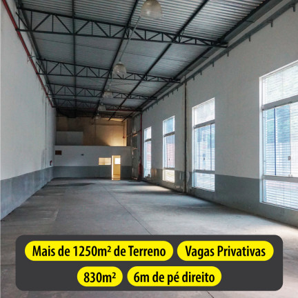 Imagem Galpão para Alugar, 830 m² em Demarchi - São Bernardo Do Campo