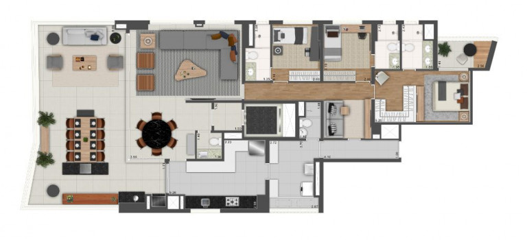 Apartamento com 4 Quartos à Venda, 218 m² em Alto da Lapa - São Paulo
