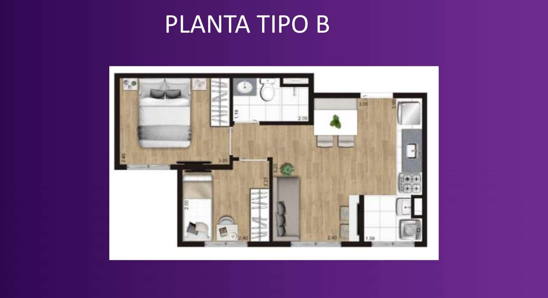 Apartamento com 2 Quartos à Venda, 35 m²em Vila Mira - São Paulo