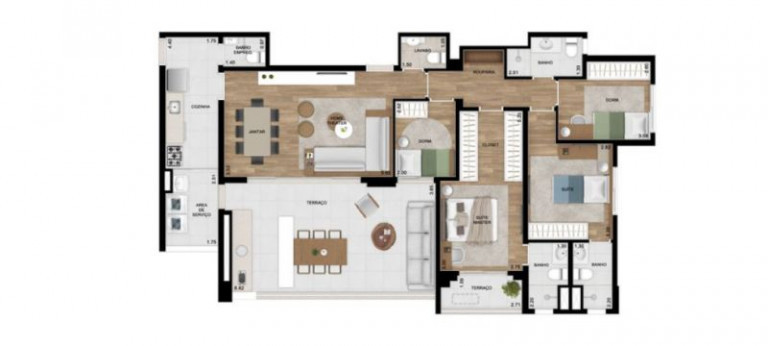Imagem Apartamento com 3 Quartos à Venda, 104 m² em Vila Anastácio - São Paulo