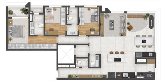 Foto do imóvel: Apartamento com 3 Quartos à Venda, 131 m² em Campo Belo - São Paulo