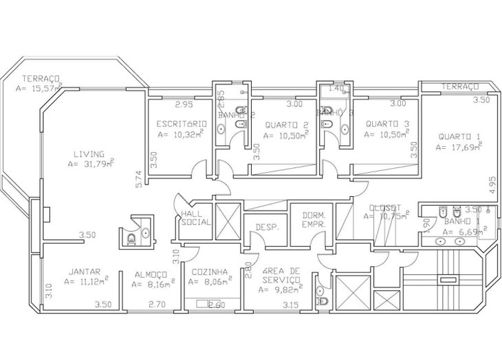 Foto do imóvel: Apartamento com 4 Quartos à Venda ou Locação, 220 m² em Itaim Bibi - São Paulo
