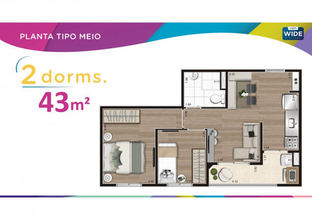 Imagem Apartamento com 2 Quartos à Venda, 41 m² em Vila Pirituba - São Paulo