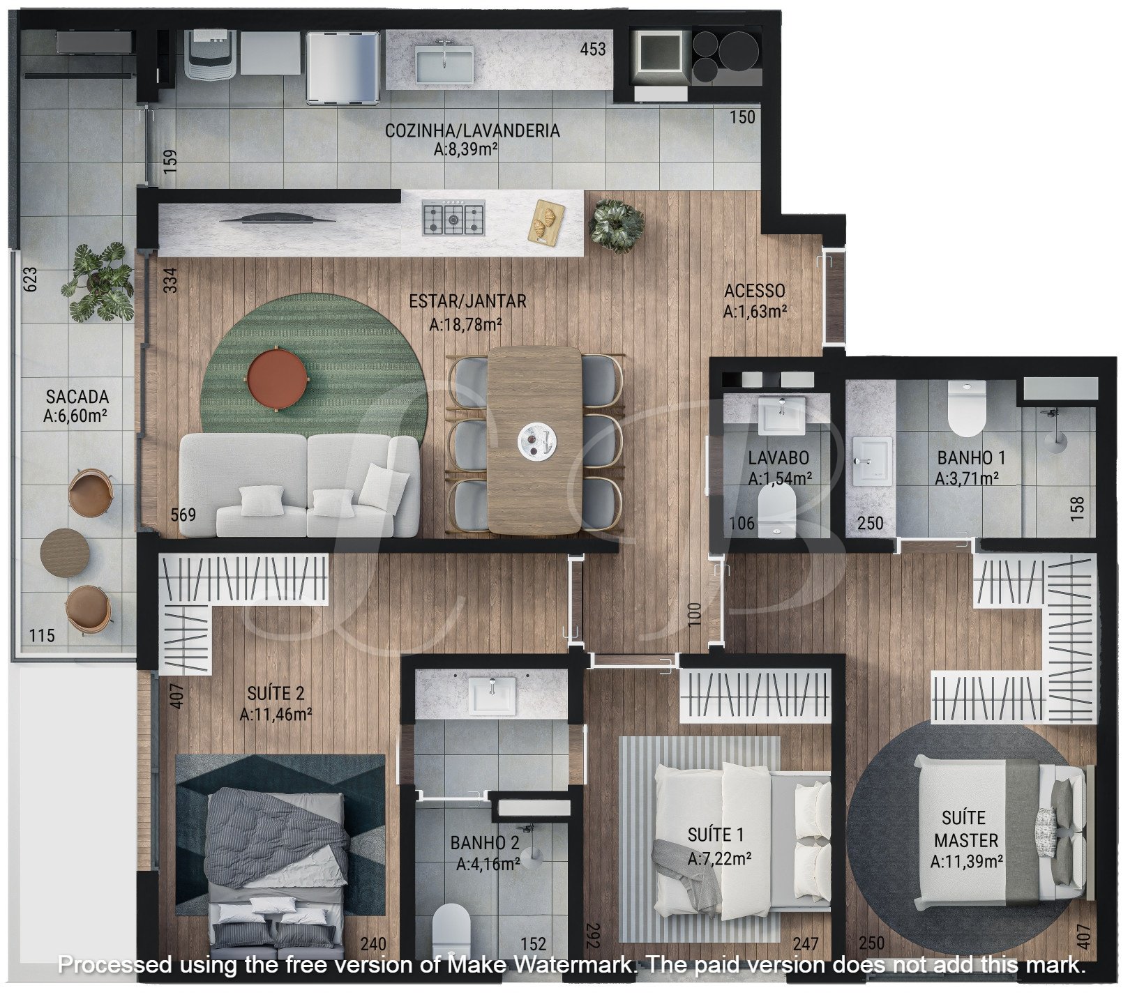 Imagem Apartamento com 3 Quartos à Venda, 88 m²em São José - São Leopoldo