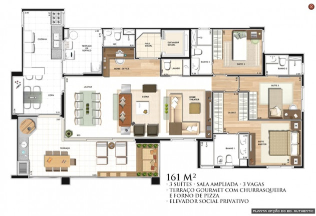 Imagem Apartamento com 4 Quartos à Venda, 161 m² em Campo Belo - São Paulo