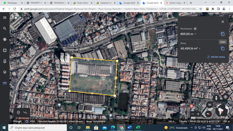 Imagem Imóvel Comercial à Venda, 43.656 m² em Piraporinha - Diadema