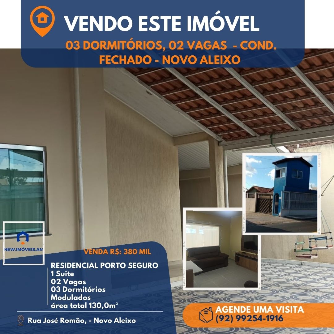 Imagem Casa com 3 Quartos à Venda, 130 m²em São José Operário - Manaus