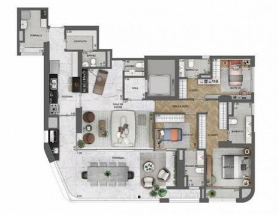 Imagem Apartamento com 3 Quartos à Venda, 134 m² em Chácara Santo Antônio (Zona Sul) - São Paulo