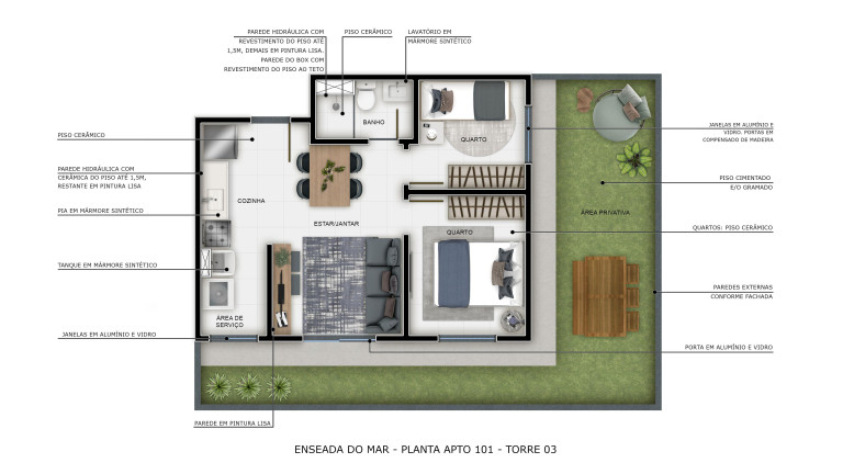 Apartamento com 2 Quartos à Venda, 42 m²em Taquara - Rio de Janeiro