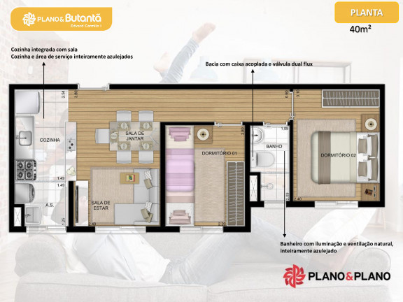 Apartamento com 2 Quartos à Venda, 40 m² em Jardim Celeste - São Paulo