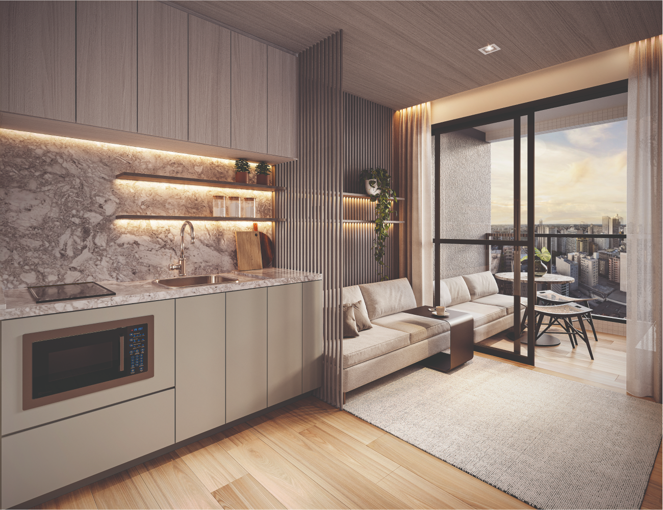 Foto do imóvel: Apartamento com 1 Quarto à Venda, 31 m² em Centro - Curitiba