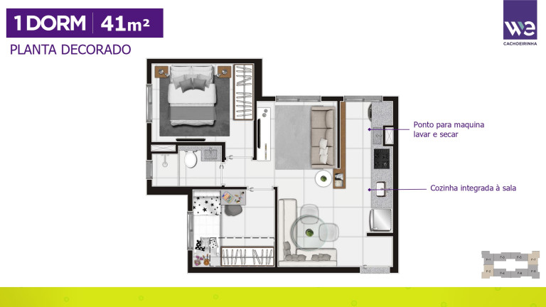 Apartamento com 2 Quartos à Venda, 41 m² em Vila Nova Cachoeirinha - São Paulo