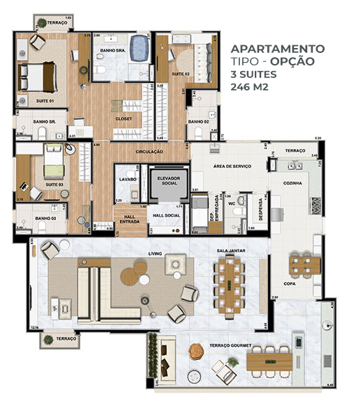 Foto do imóvel: Apartamento com 4 Quartos à Venda, 246 m²em Vila Mariana - São Paulo