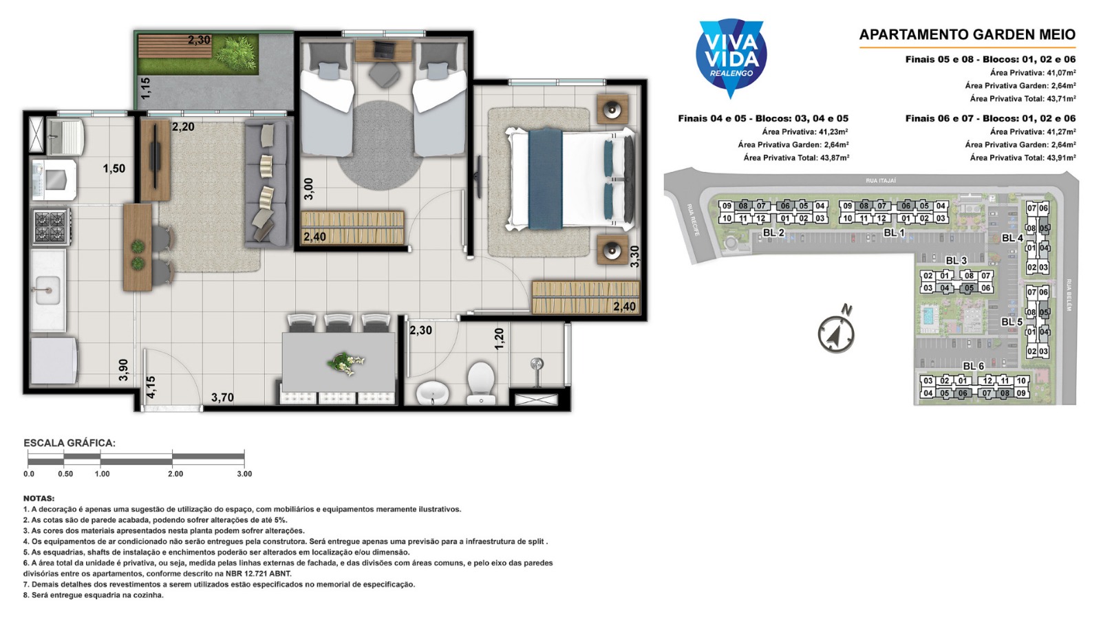 Foto do imóvel: Apartamento com 2 Quartos à Venda, 41 m² em Realengo - Rio de Janeiro