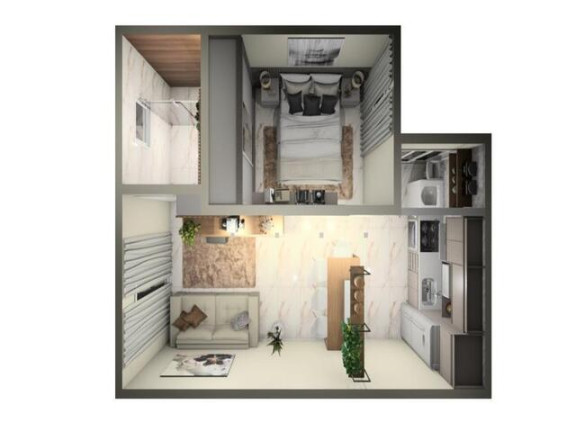 Imagem Apartamento com 1 Quarto à Venda, 37 m² em Jardim Icaraiba - Peruíbe
