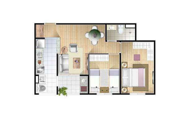 Imagem Apartamento com 2 Quartos à Venda, 54 m² em Centro - Diadema