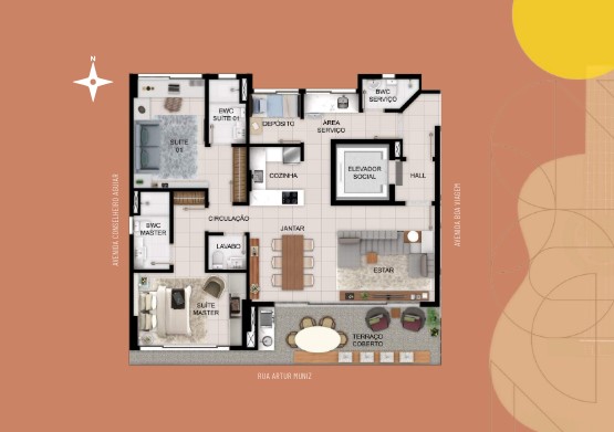 Foto do imóvel: Apartamento com 2 Quartos à Venda, 109 m² em Boa Viagem - Recife