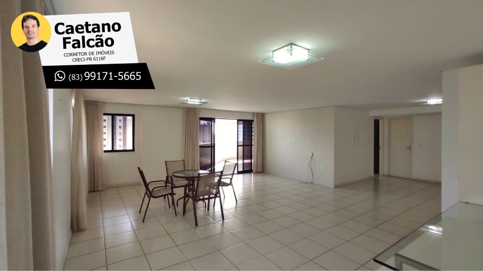 Imagem Apartamento com 4 Quartos para Alugar, 213 m²em Manaíra - João Pessoa