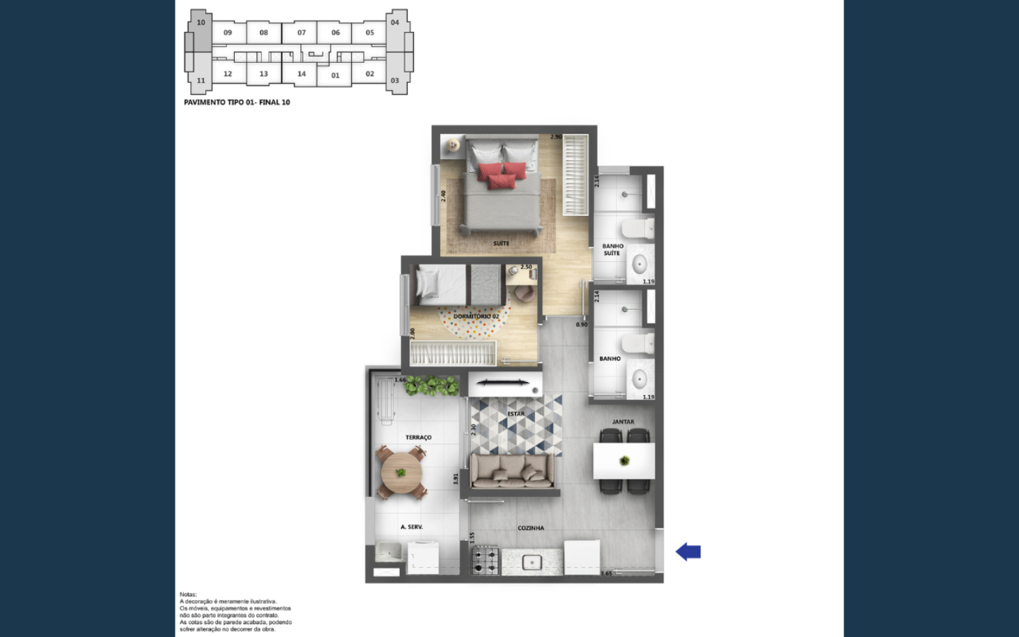 Apartamento com 2 Quartos à Venda, 45 m²em Vila Guilherme - São Paulo