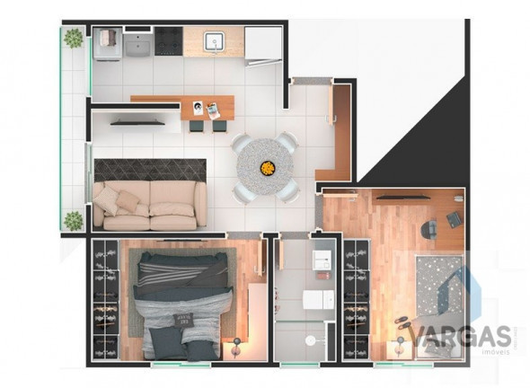 Imagem Apartamento com 2 Quartos à Venda,  em Vila Oliveira - Mogi das Cruzes