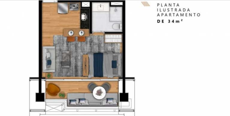 Imagem Apartamento com 2 Quartos à Venda, 83 m²em Itaim Bibi - São Paulo