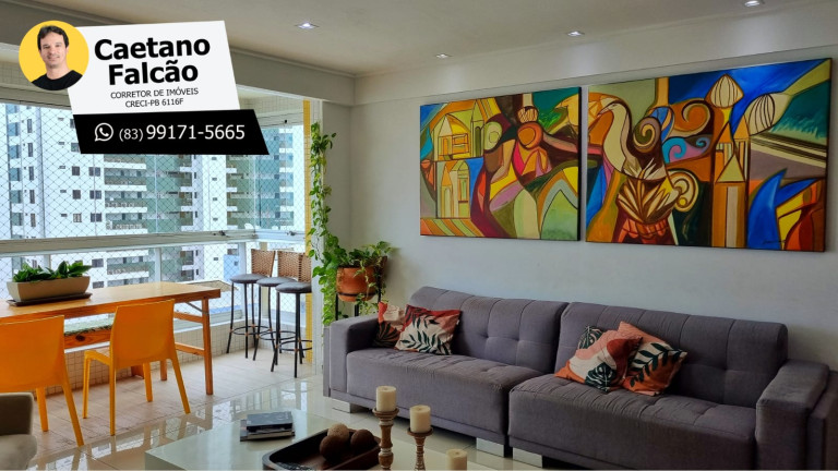 Imagem Apartamento com 3 Quartos à Venda, 127 m² em Tambaú - João Pessoa