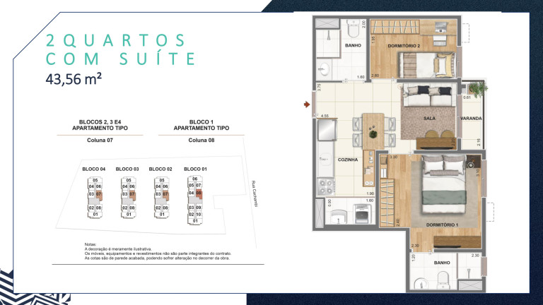 Apartamento com 2 Quartos à Venda, 39 m²em Cachambi - Rio de Janeiro