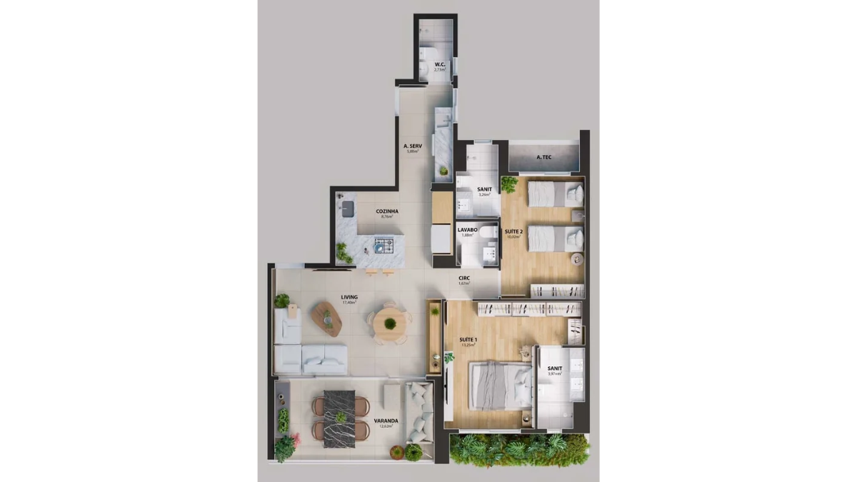 Imagem Apartamento com 3 Quartos à Venda, 107 m²em Horto Florestal - Salvador