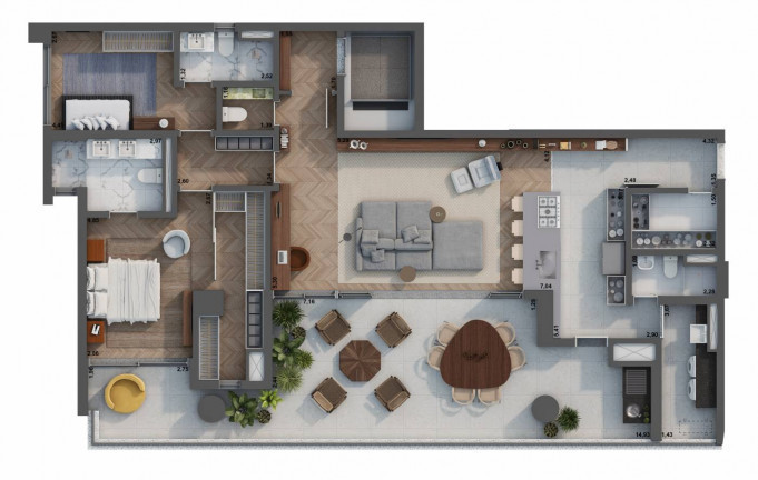 Imagem Apartamento com 3 Quartos à Venda, 151 m²em Pinheiros - São Paulo