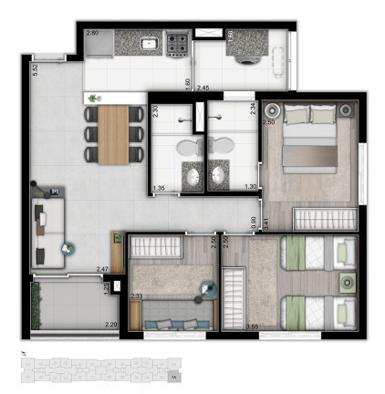 Imagem Apartamento com 3 Quartos à Venda, 68 m²em Vila Sônia - São Paulo