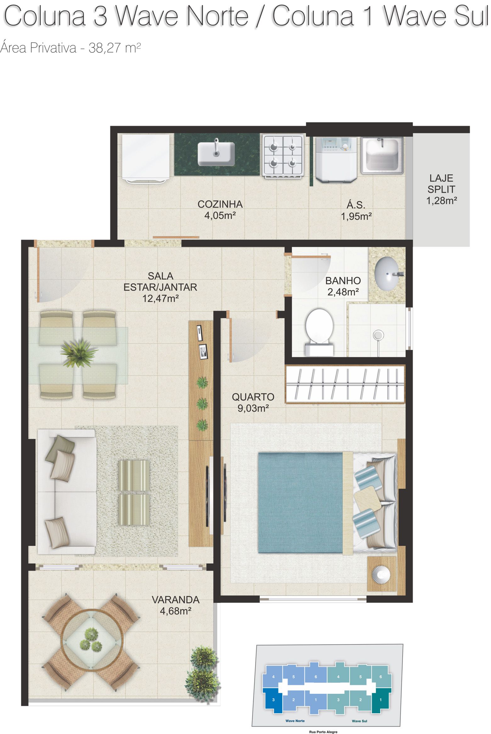 Foto do imóvel: Apartamento com 1 Quarto à Venda, 40 m² em Itapuã - Vila Velha