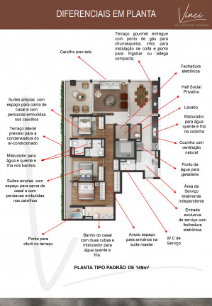 Foto do imóvel: Apartamento com 3 Quartos à Venda, 196 m² em Indianópolis - São Paulo