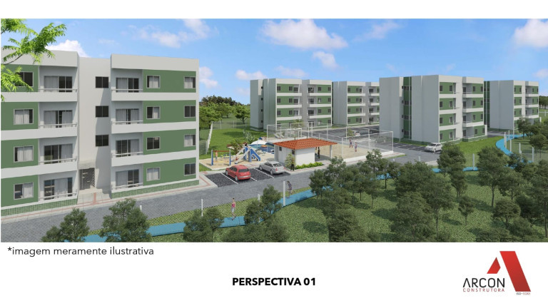 Imagem Apartamento com 2 Quartos à Venda, 48 m² em Parque Capibaribe - São Lourenço da Mata