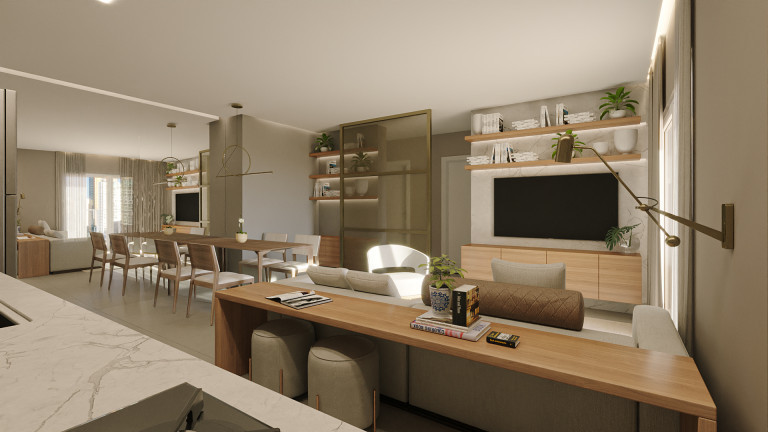 Imagem Apartamento com 2 Quartos à Venda,  em Campo Comprido - Curitiba